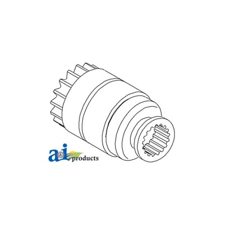 A & I Products Starter Drive 2.4" x5.5" x2.3" A-167205A